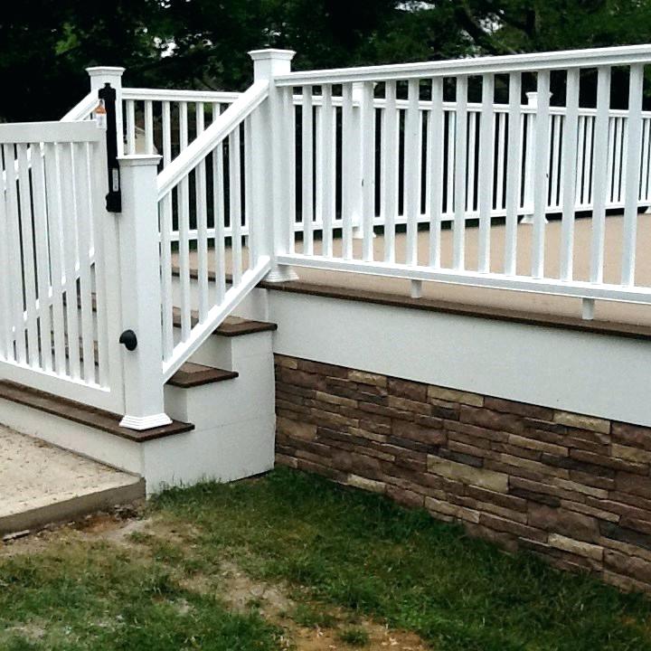 veranda stair rail kit - rectangular balusters