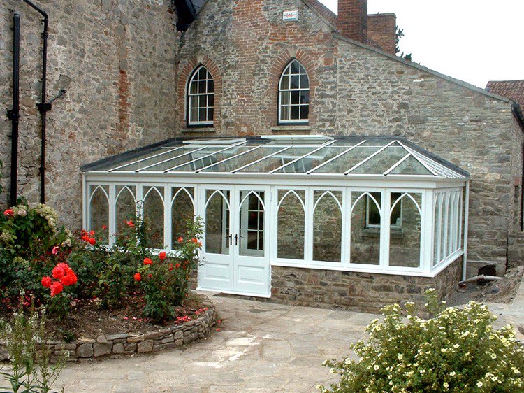 veranda maison pierre extÃ©rieur