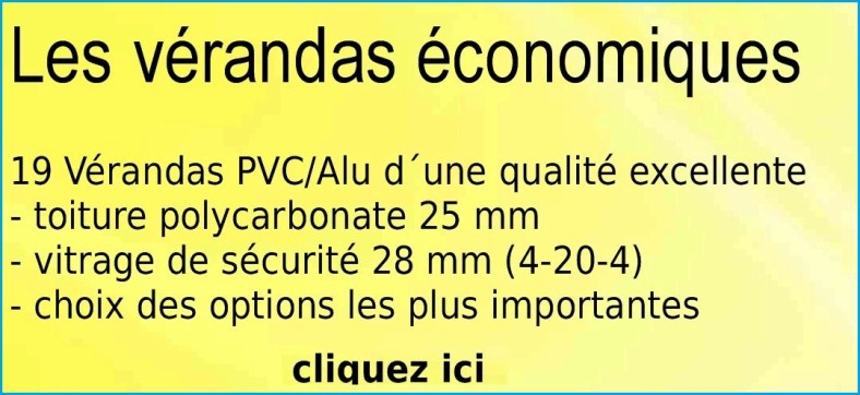 veranda pas cher en kit
