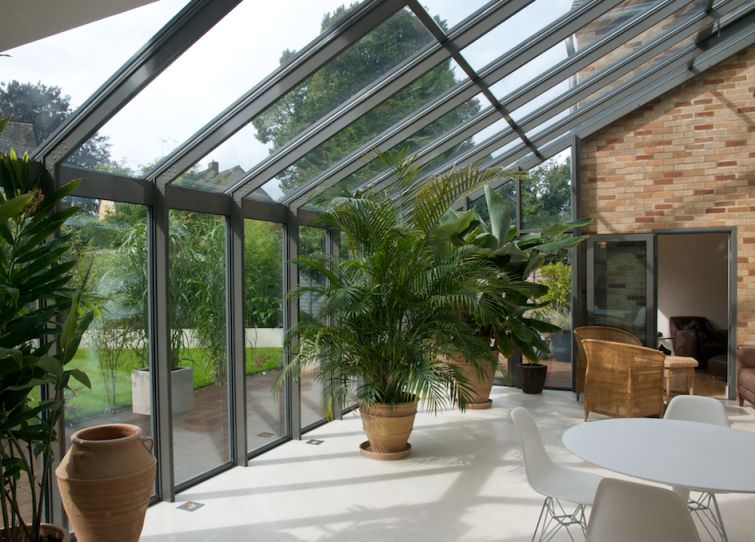 veranda de verre