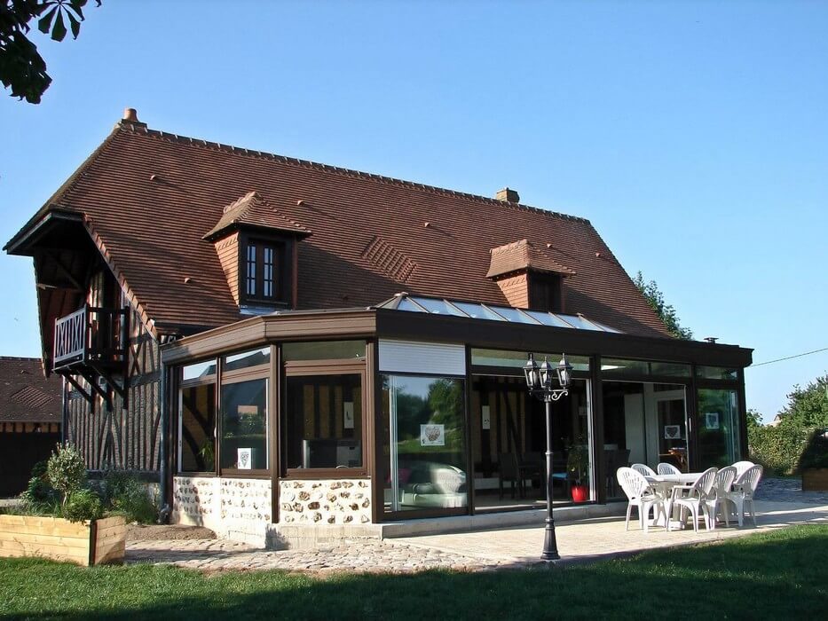 veranda pour maison normande