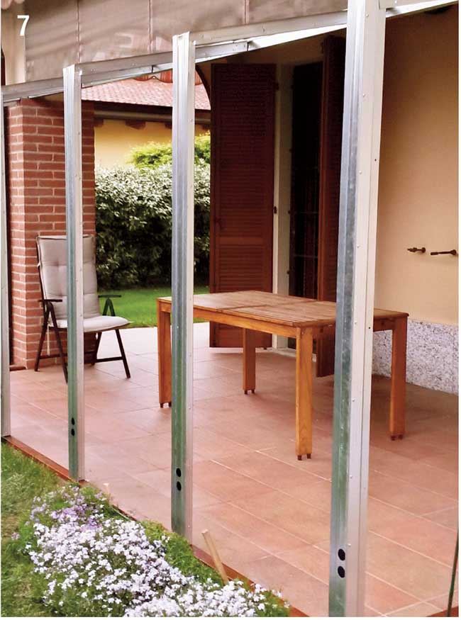 veranda balcone fai da te