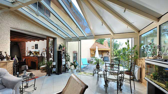 veranda grande hauteur