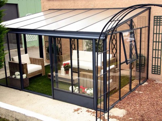 veranda adossee a la maison