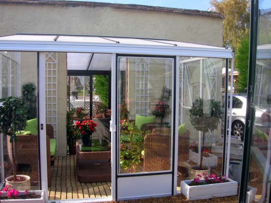veranda de verre