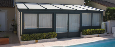 veranda en panneaux sandwich