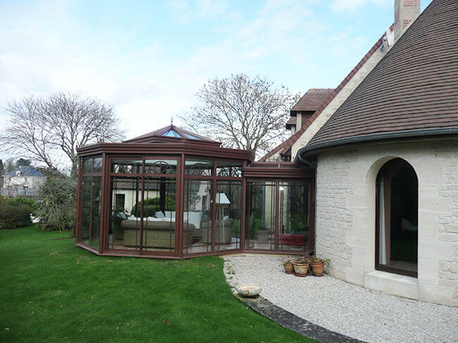 veranda exagonale