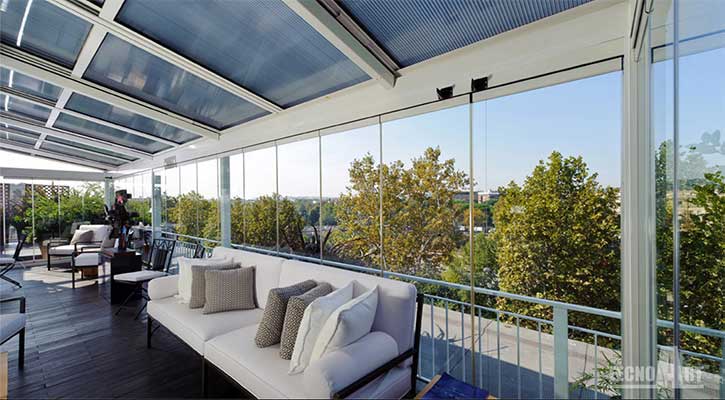 veranda alluminio marche