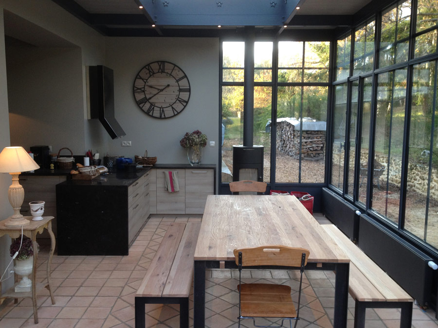 veranda style industriel