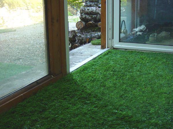 gazon artificiel pour veranda