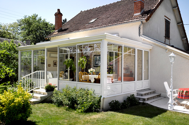 veranda sur jardin