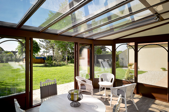veranda de jardin