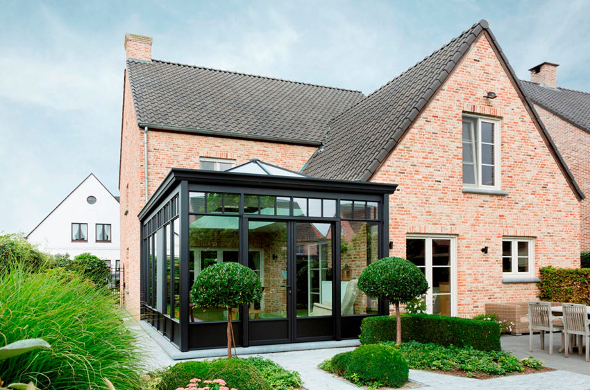 moderne veranda inrichting