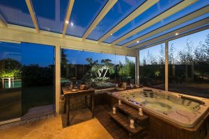 veranda voor jacuzzi