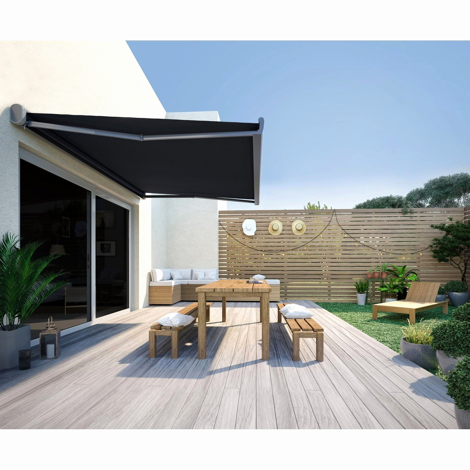 veranda bois en kit leroy merlin