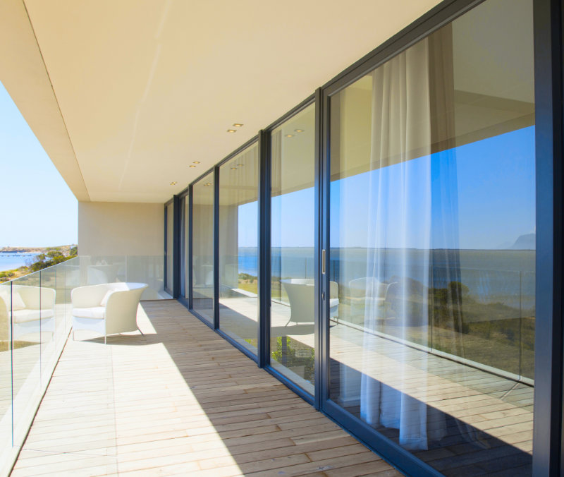 veranda en longueur