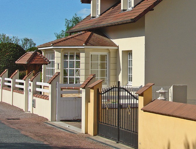 veranda poteau beton