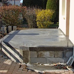 veranda dalle beton