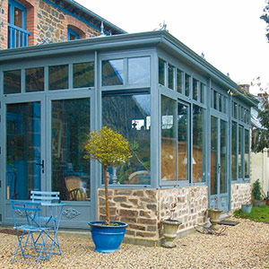 veranda maison campagne