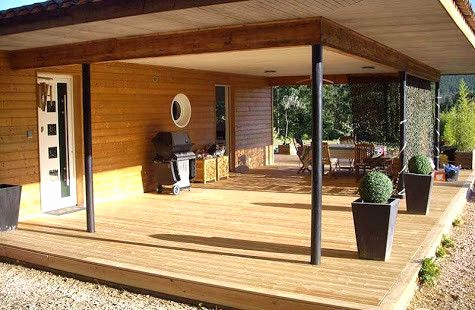 construction veranda en bois autoconstruction
