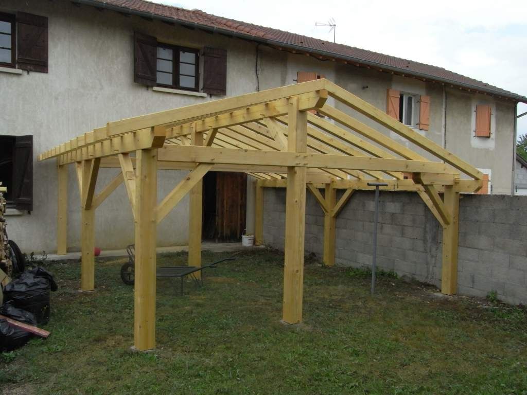 construction veranda ossature bois