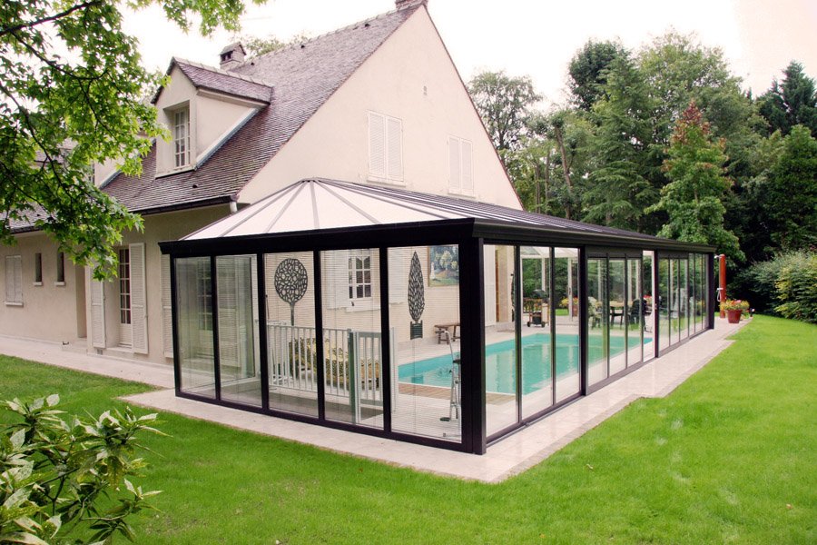 veranda plus piscine