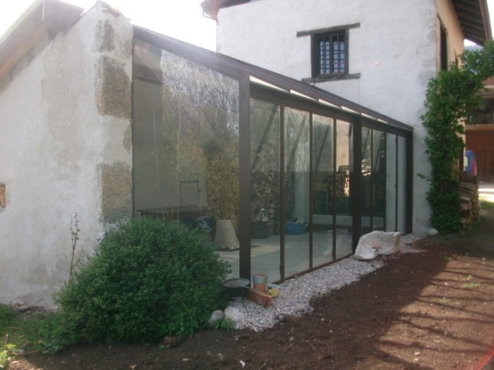 porte veranda metal