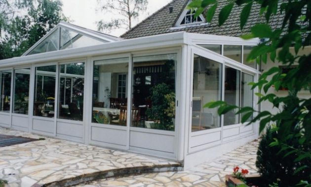 veranda pvc en kit castorama