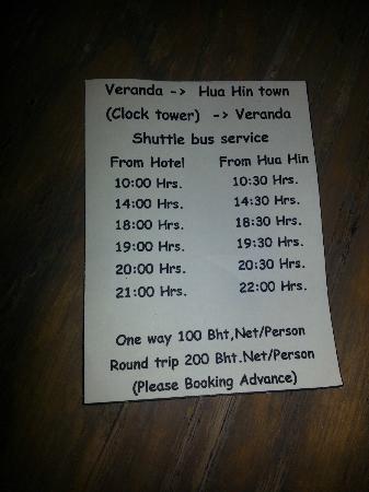 veranda high resort chiang mai shuttle