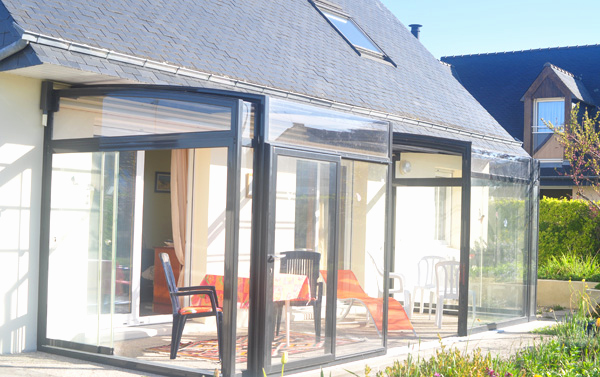 veranda escamotable en kit