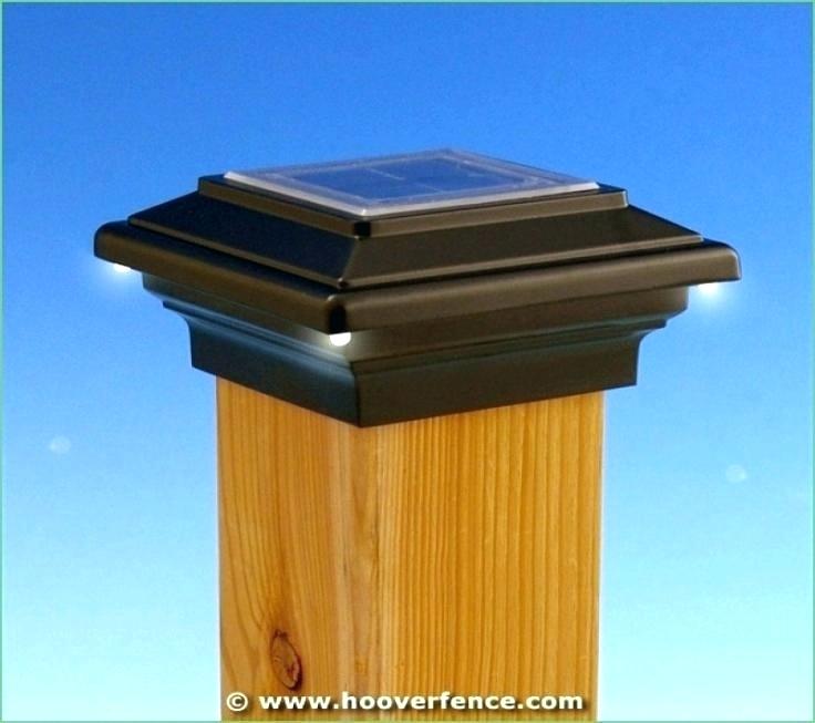 veranda lighted post caps