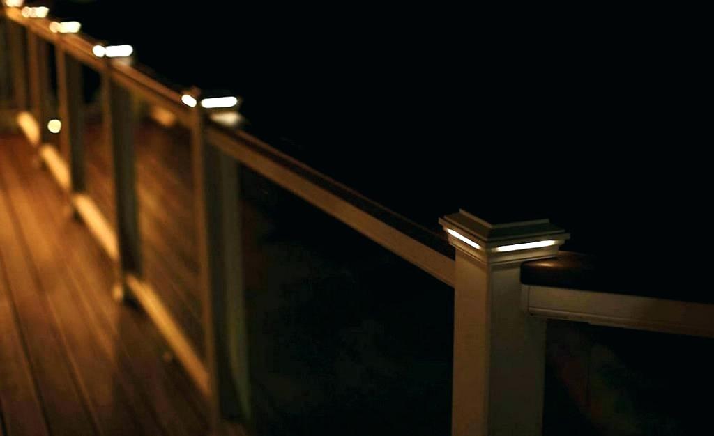 veranda lighted post caps