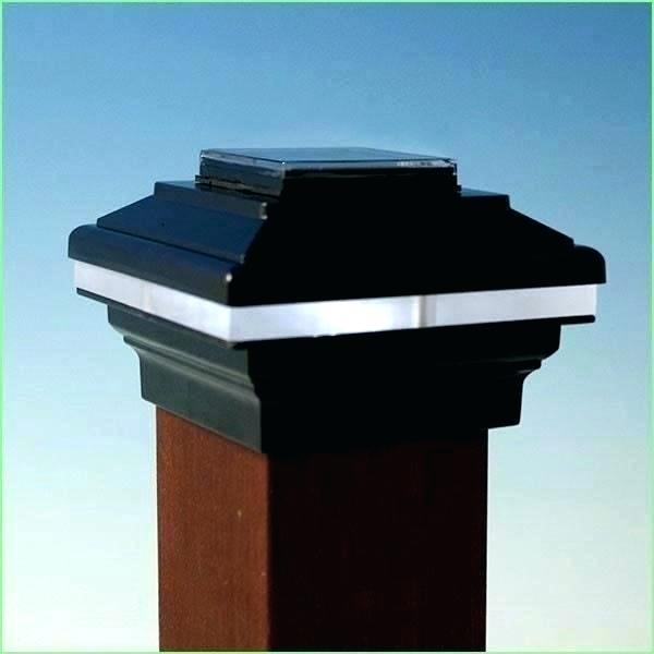 veranda lighted post caps