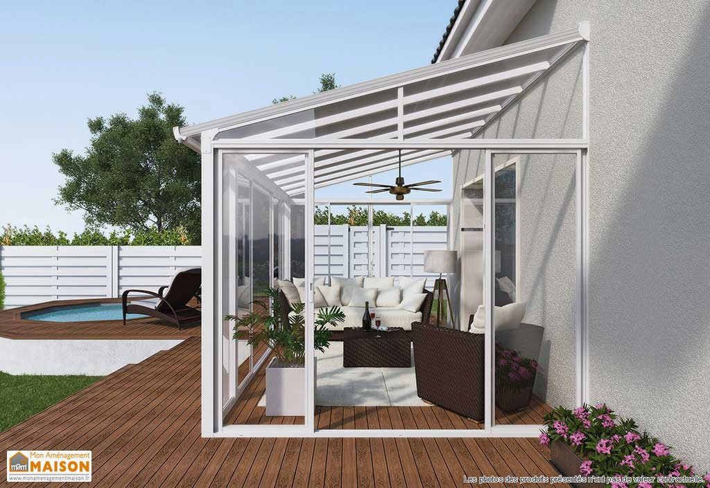 veranda bois terrasse