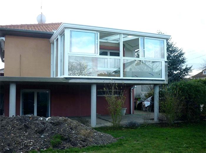 fondation veranda bois