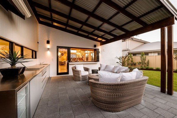 open veranda tile design