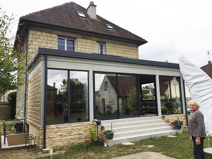 avis veranda toit plat