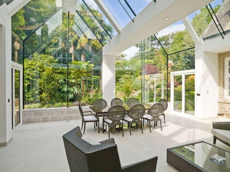 veranda avec verriere