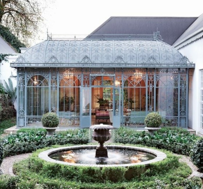 veranda aluminium victorienne