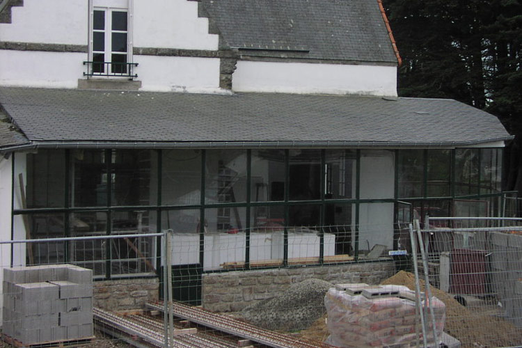 veranda en zinc