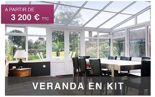 veranda en kit a vendre