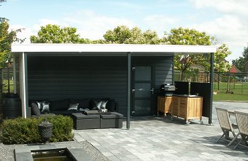 tuinhuis veranda garage