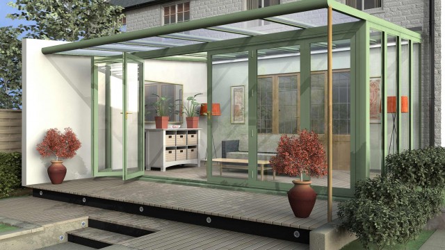 veranda glazed extension