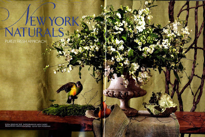 veranda magazine flower arrangements