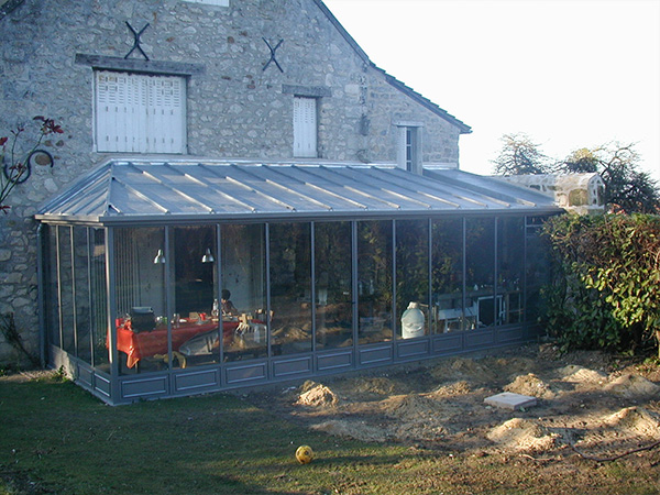 veranda acier normandie