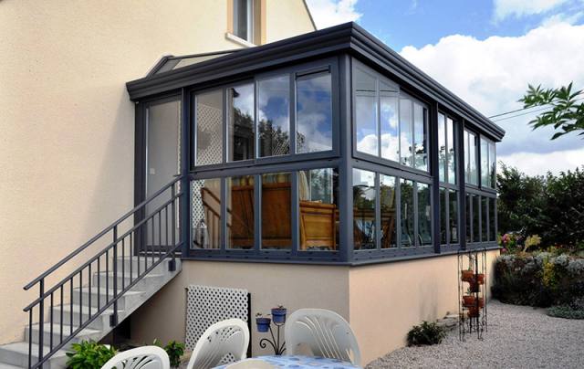 modele veranda en hauteur