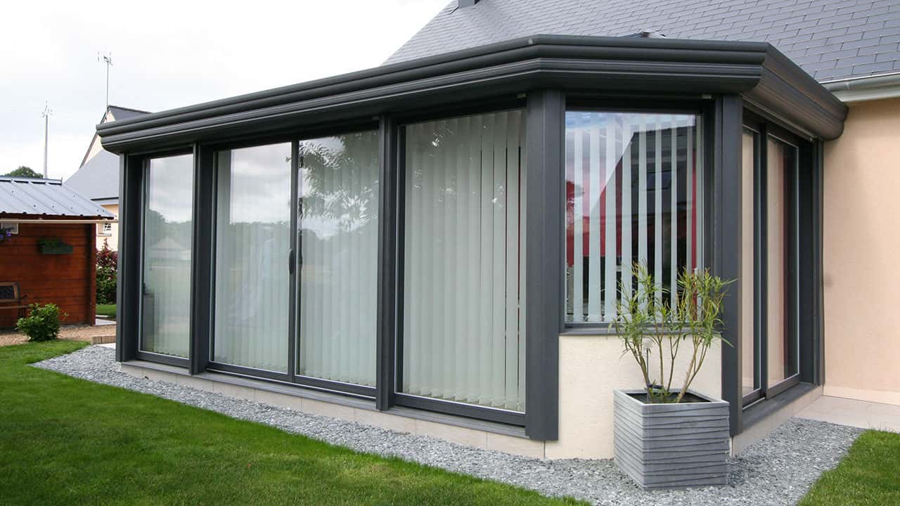 photo veranda gris anthracite
