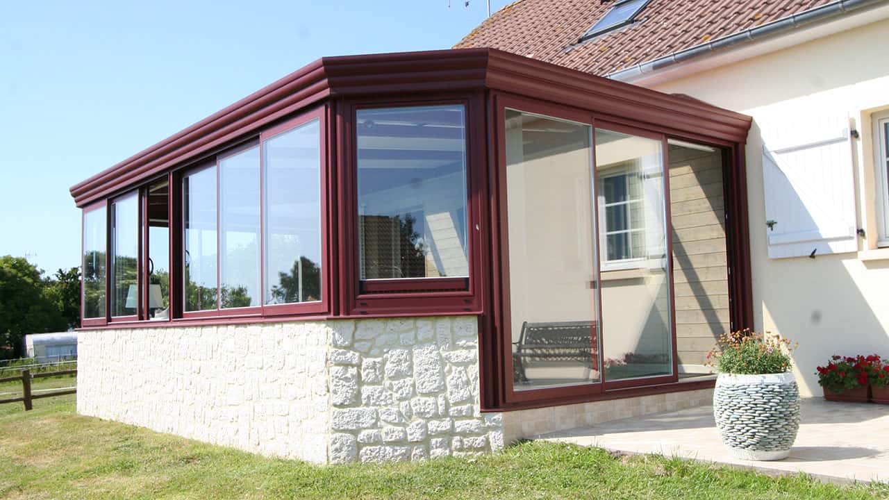 photo veranda avec muret