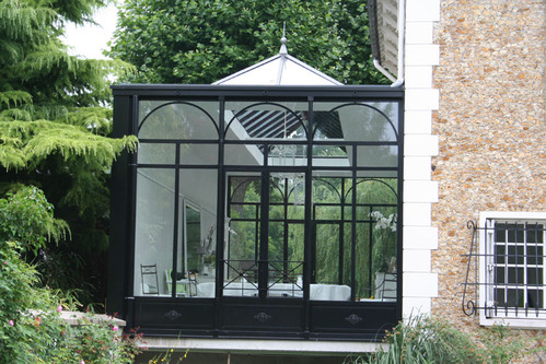 veranda acier noir