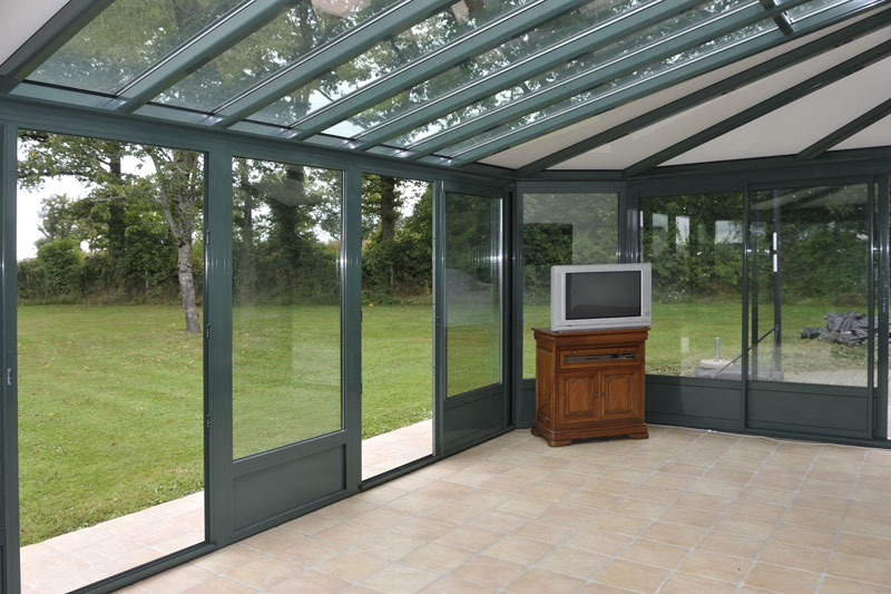 veranda toit arrondie